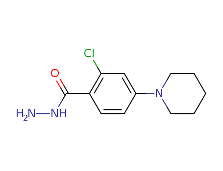 2-chloro-4-piperidinobenzenecarbohydrazide