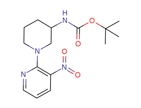 (3'-니트로-3,4,5,6-테트라히드로-2H-[1,2']비피리디닐-3-일)-카르바믹산 tert-부틸 에스테르, 98+% C15H22N4O4, 분자량 322.36
