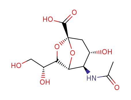 5-(Acetylamino)-2,7-anhydro-3,5-dideoxy-D-glycero-alpha-D-galacto-2-Nonulopyranosonic acid