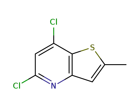 5,7-DICHLORO-2-METHYLTHIENO [3,2-B] 피리딘