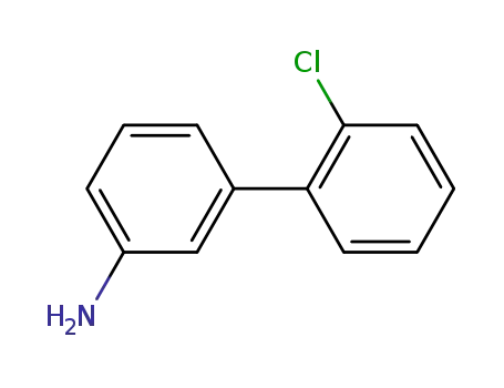 Molecular Structure of 90-28-8 (2'-Chloro-biphenyl-3-aMine)