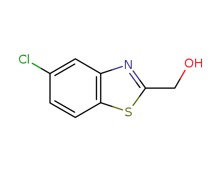 Molecular Structure of 95547-71-0 (2-Benzothiazolemethanol,5-chloro-(6CI,9CI))