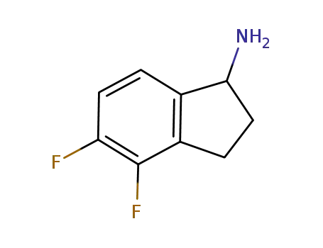 Molecular Structure of 907973-34-6 (4,5-DIFLUORO-INDAN-1-YLAMINE)