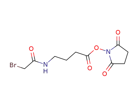 Molecular Structure of 95413-05-1 (Succinimidyl-4-(bromoacetamido)butanoate)