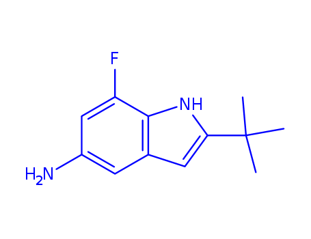 2-(tert-butyl)-7-fluoro-1H-indol-5-amine