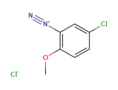 Benzenediazonium,5-chloro-2-methoxy-, chloride (1:1)