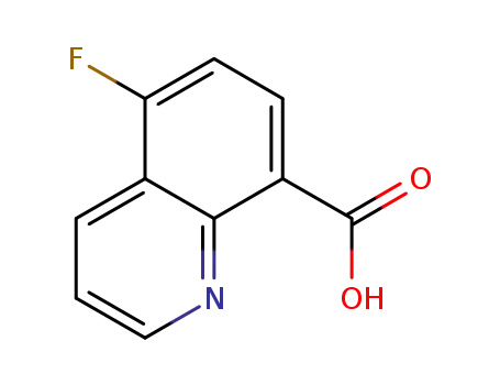Molecular Structure of 926252-31-5 (5-fluoroquinoline-8-carboxylic acid)