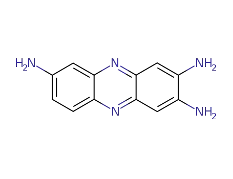 Molecular Structure of 91658-68-3 (2,3,7-Phenazinetriamine(9CI))