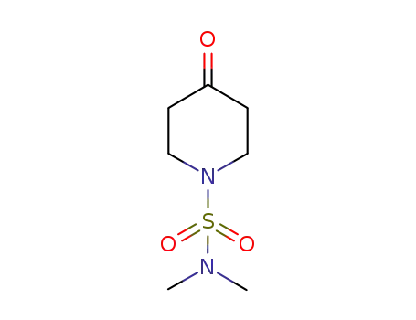 Molecular Structure of 941303-30-6 (N,N-dimethyl-4-oxopiperidine-1-sulfonamide)