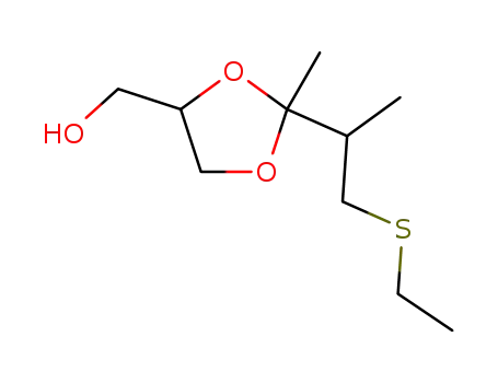 {2-[1-(ethylsulfanyl)propan-2-yl]-2-methyl-1,3-dioxolan-4-yl}methanol