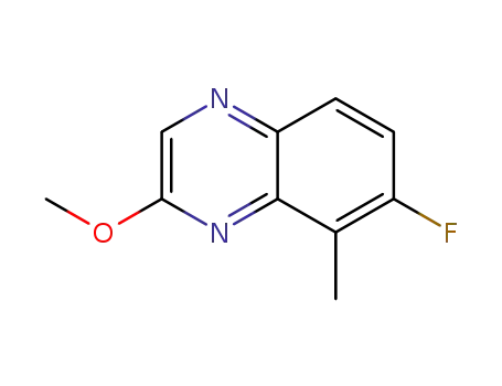 Molecular Structure of 952587-08-5 (7-fluoro-2-methoxy-8-methylquinoxaline)