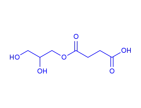Molecular Structure of 94199-49-2 ((2,3-dihydroxypropyl) hydrogen succinate)