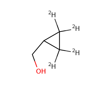 Molecular Structure of 91314-18-0 (CYCLOPROPYL-2,2,3,3-D4-METHYL ALCOHOL)