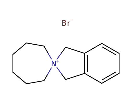 Molecular Structure of 7463-07-2 (2,3,4,5,6,7-hexahydro-spiro[azepine-1,2'-isoindolinium]; bromide)