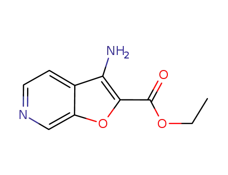 Molecular Structure of 927804-72-6 (Ethyl 3-aminofuro[2,3-c]pyridine-2-carboxylate)
