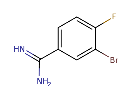3-Bromo-4-fluoro-benzamidine