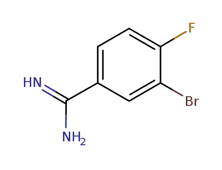 Molecular Structure of 929960-29-2 (3-bromo-4-fluorobenzamidine)
