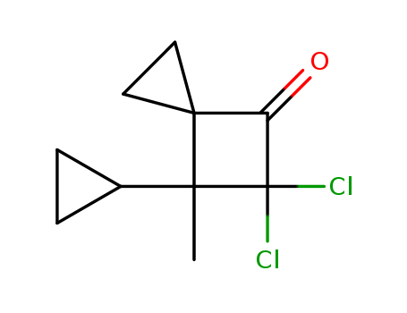 Spiro[2.3]hexan-4-one, 5,5-dichloro-6-cyclopropyl-6-methyl-