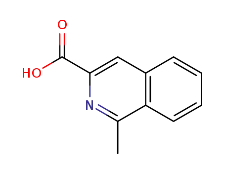 Molecular Structure of 910123-62-5 (1-methylisoquinoline-3-carboxylic acid)
