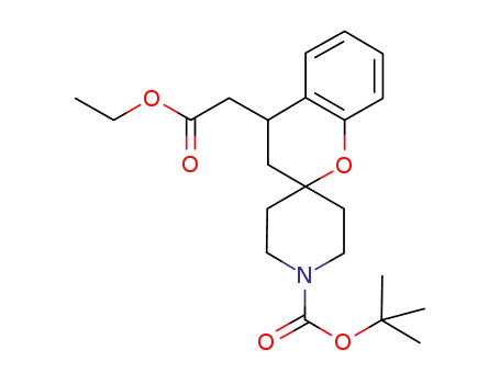 Spiro[2H-1-benzopyran-2,4'-piperidine]-4-acetic acid, 1'-[(1,1-dimethylethoxy)carbonyl]-3,4-dihydro-, ethyl ester