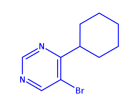 Pyrimidine, 5-bromo-4-cyclohexyl- cas  941294-28-6