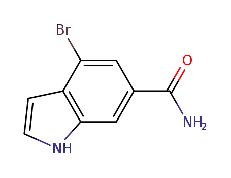 4-bromo-1H-indole-6-carboxylic acid amide