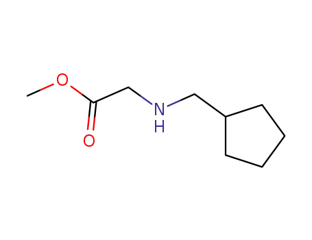 Molecular Structure of 954271-10-4 (METHYL [(CYCLOPENTYLMETHYL)AMINO]ACETATE)