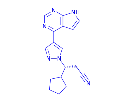 Molecular Structure of 941685-37-6 (S-Ruxolitinib (INCB018424))
