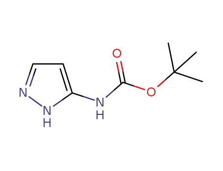 Molecular Structure of 952674-76-9 (tert-butyl 1H-pyrazol-5-ylcarbamate)