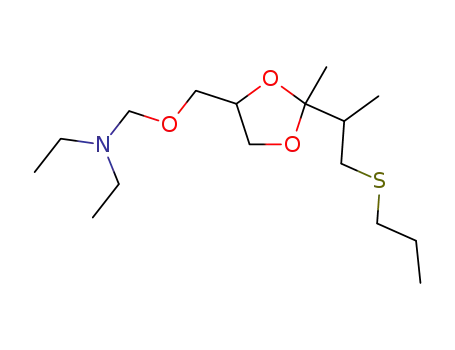 N-ethyl-N-[({2-methyl-2-[1-(propylsulfanyl)propan-2-yl]-1,3-dioxolan-4-yl}methoxy)methyl]ethanamine