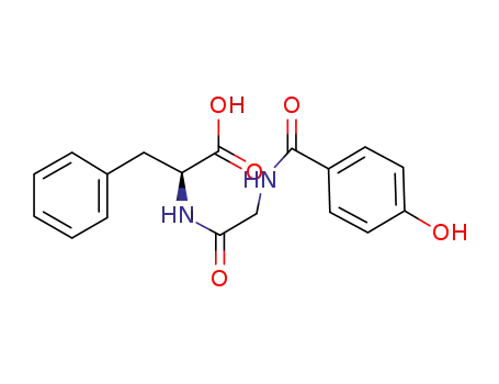 Molecular Structure of 92279-08-8 (4-hydroxybenzoylglycylphenylalanine)