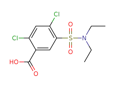 2,4-디클로로-5-[(디에틸아미노)술포닐]벤조산