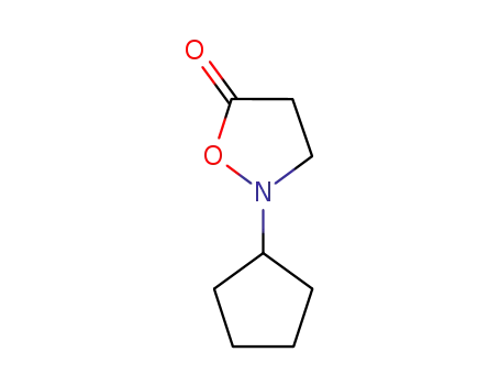 Molecular Structure of 95503-58-5 (5-Isoxazolidinone,2-cyclopentyl-(9CI))