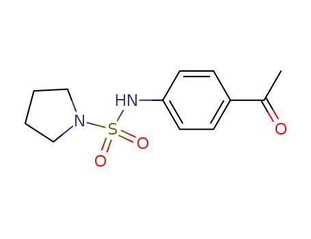 N-(4-acetylphenyl)pyrrolidine-1-sulfonamide