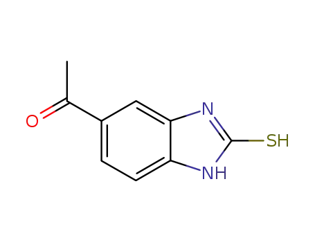 Molecular Structure of 92806-99-0 (Ethanone, 1-(2,3-dihydro-2-thioxo-1H-benzimidazol-5-yl)- (9CI))