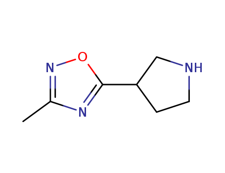 1,2,4-Oxadiazole, 3-methyl-5-(3-pyrrolidinyl)-