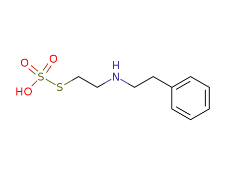 Molecular Structure of 953-22-0 (Thiosulfuric acid hydrogen S-[2-(phenethylamino)ethyl] ester)