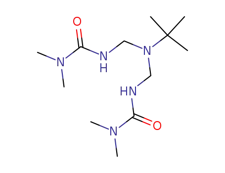 Molecular Structure of 141564-68-3 (3-{[tert-Butyl-(3,3-dimethyl-ureidomethyl)-amino]-methyl}-1,1-dimethyl-urea)