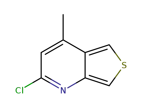 Molecular Structure of 952435-07-3 (2-CHLORO-4-METHYLTHIENO[3,4-B]PYRIDINE)