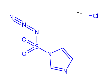 Molecular Structure of 952234-36-5 (Imidazole-1-sulfonyl azide hydrochloride)