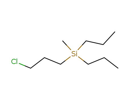 Molecular Structure of 18162-86-2 (Silane, (3-chloropropyl)methyldipropyl-)
