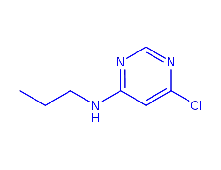 Molecular Structure of 941294-33-3 (6-chloro-N-propylpyrimidin-4-amine)