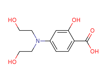 4-(bis(2-hydroxyethyl)amino)-2-hydroxy-benzoic acid cas  92147-55-2