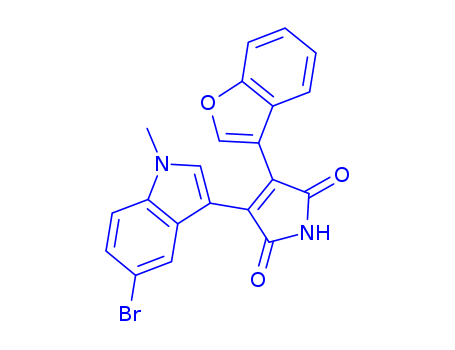 3-(5-BroMo-1-Methyl-1H-indol-3-yl)-4-(benzofuran-3-yl)pyrrole-2,5-dione