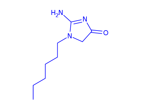 4H-Imidazol-4-one,2-amino-1-hexyl-1,5-dihydro-