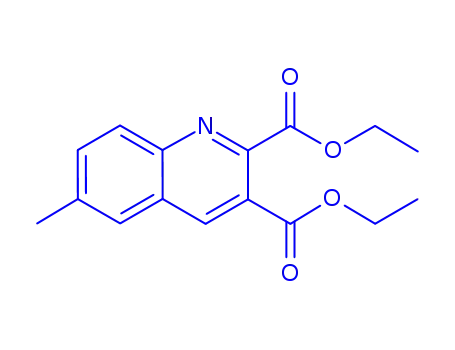 Molecular Structure of 948290-04-8 (6-METHYLQUINOLINE-2,3-DICARBOXYLIC ACID DIETHYL ESTER)