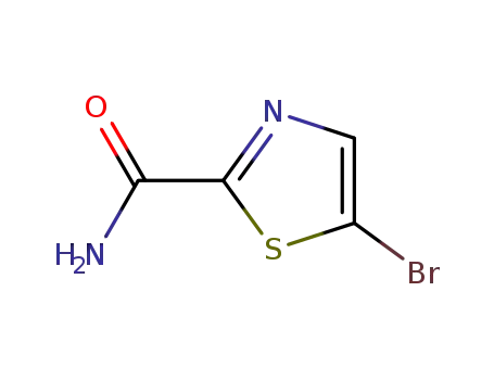 Molecular Structure of 957345-64-1 (5-BroMothiazole-2-carboxaMide)