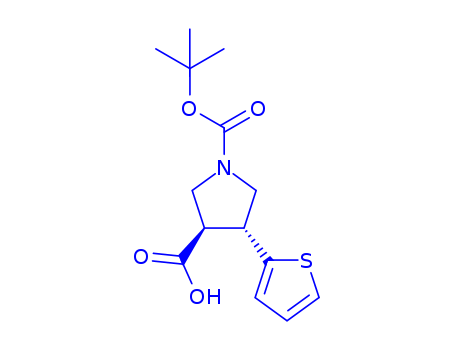 BOC-(TRANS)-4-(2-THIENYL)-PYRROLIDINE-3-CARBOXYLIC ACID