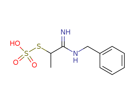 Thiosulfuric acid(H2S2O3), S-[2-imino-1-methyl-2-[(phenylmethyl)amino]ethyl] ester cas  94217-06-8