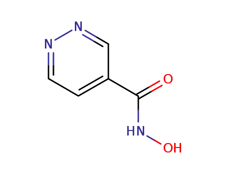 Molecular Structure of 96054-52-3 (4-Pyridazinecarboxamide,N-hydroxy-(9CI))